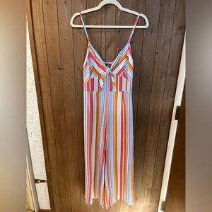 Multicolor cotton jumpsuit